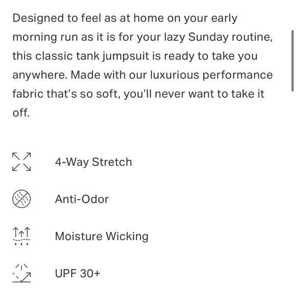 Vuori Lux Jumpsuit NWOT - Picture 13 of 14